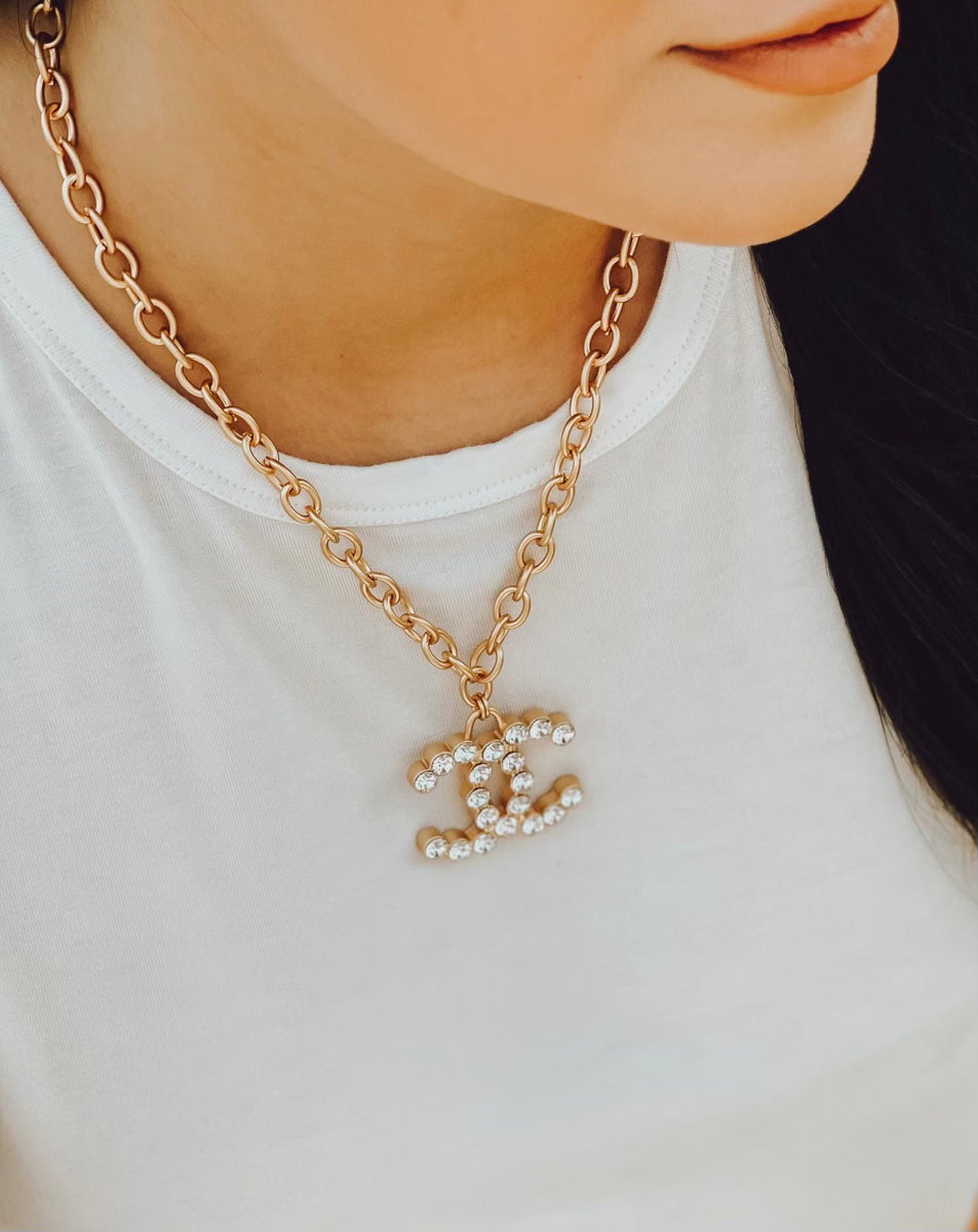 double c chanel necklace